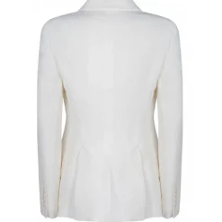 Alexander McQueen - Single Breasted Blazer - White - Exclusive Luxury Collection - Avvenice^ Dresses