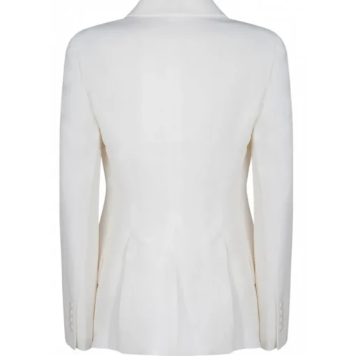 Alexander McQueen - Single Breasted Blazer - White - Exclusive Luxury Collection - Avvenice^ Dresses