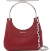 Alexander McQueen - T-Bar Mini Bag - Red Silver - Exclusive Luxury Collection - Avvenice