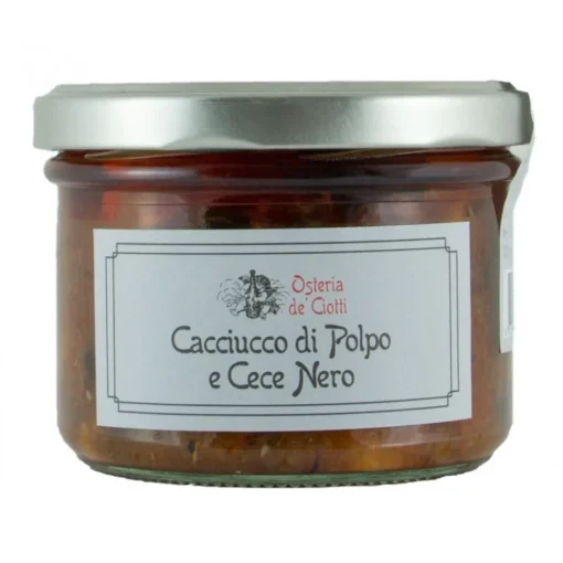Alla Gusteria - Nunquam Alla Gusteria - Osteria de Ciotti - Nunquam - Cacciucco Octopus and Black Cece - 200 g - Avvenice^ Preserved Foods