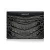 Ammoment - Caiman in Degrade Coal New Age - Leather Credit Card Holder - Avvenice^ Wallets