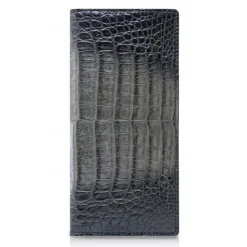Ammoment - Caiman in Degrade Coal New Age - Leather Breast Wallet - Avvenice^ Wallets