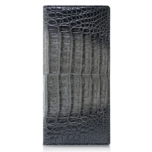 Ammoment - Caiman in Degrade Coal New Age - Leather Breast Wallet - Avvenice^ Wallets