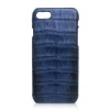Ammoment - Caiman in Degrade Light-Dark Blue - Leather Cover - iPhone 8 / 7 - Avvenice^ Case