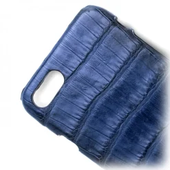 Ammoment - Caiman in Degrade Light-Dark Blue - Leather Cover - iPhone 8 / 7 - Avvenice^ Case