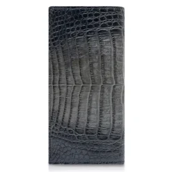 Ammoment - Caiman in Degrade Coal New Age - Leather Breast Wallet - Avvenice^ Wallets