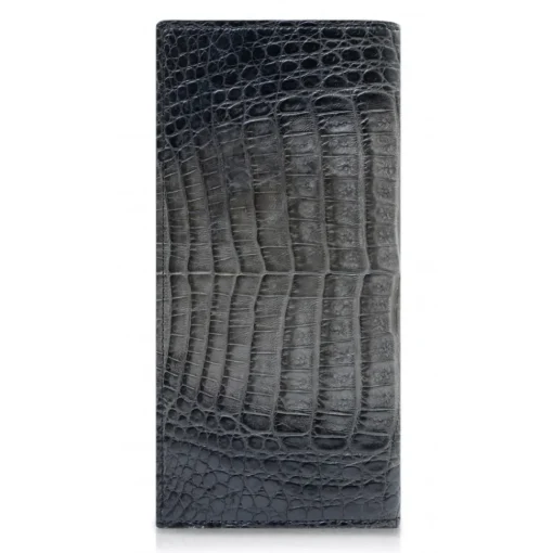 Ammoment - Caiman in Degrade Coal New Age - Leather Breast Wallet - Avvenice^ Wallets