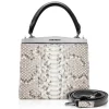 Ammoment - Jena Handbag Small in Python - Roccia - Luxury High Quality Leather Bag - Avvenice^ Bags