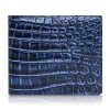 Ammoment - Nile Crocodile in Antique Navy - Leather Bifold Wallet - Avvenice^ Wallets