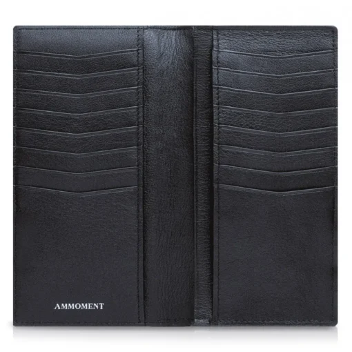 Ammoment - Python in Calcite Grey - Leather Breast Wallet - Avvenice