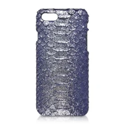 Ammoment - Python in Demeter Silver - Leather Cover - iPhone 8 / 7 - Avvenice^ Case
