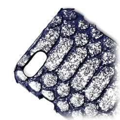 Ammoment - Python in Demeter Silver - Leather Cover - iPhone 8 / 7 - Avvenice^ Case