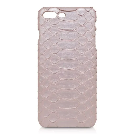 Ammoment - Python in Nacre Rose - Leather Cover - iPhone 8 Plus / 7 Plus - Avvenice^ Case