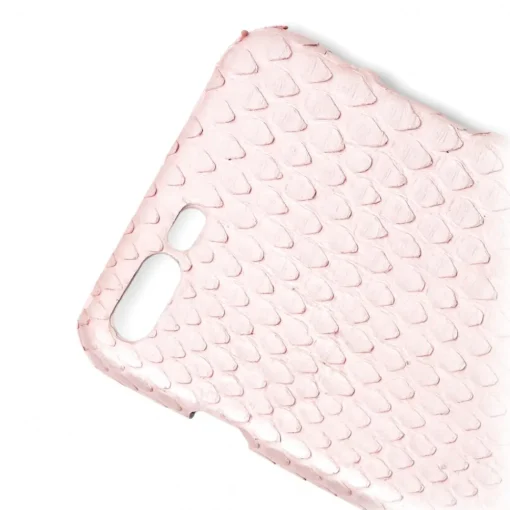 Ammoment - Python in Nacre Rose - Leather Cover - iPhone 8 Plus / 7 Plus - Avvenice^ Case