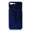 Ammoment - Python in NYX Blue - Leather Cover - iPhone 8 Plus / 7 Plus - Avvenice^ Case