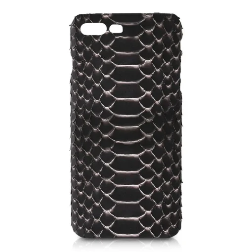 Ammoment - Python in Pepite Rose - Leather Cover - iPhone 8 Plus / 7 Plus - Avvenice^ Case