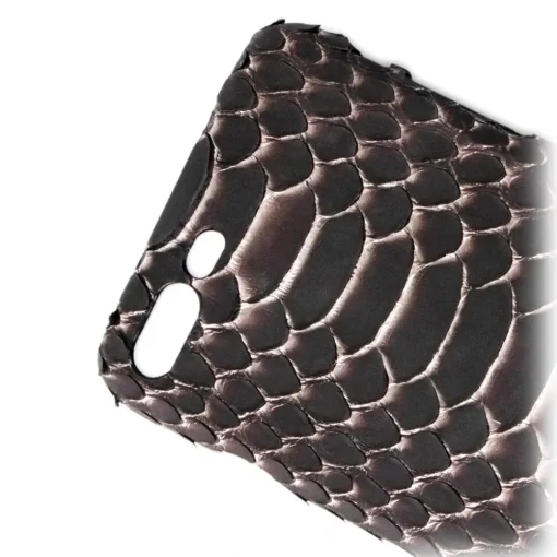 Ammoment - Python in Pepite Rose - Leather Cover - iPhone 8 Plus / 7 Plus - Avvenice^ Case