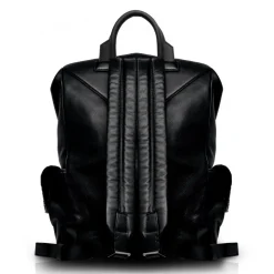 Ammoment - Python in Pepite Rose - Leather Zane Large Backpack - Avvenice