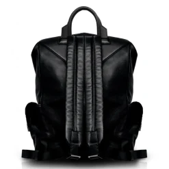 Ammoment - Python in Petale Blue - Leather Zane Large Backpack - Avvenice^ Backpacks