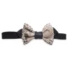Ammoment - Python in Roccia - Leather Victor Bow Tie - Avvenice^ Ties & Bow Ties