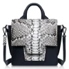 Ammoment - Python in Roccia - Leather Lexi Crossbody Bag - Avvenice
