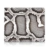 Ammoment - Python in Roccia - Leather Bifold Wallet with Center Flap - Avvenice^ Wallets