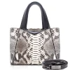 Ammoment - Vesper Bag Small in Python - Roccia - Luxury High Quality Leather Bag - Avvenice^ Bags
