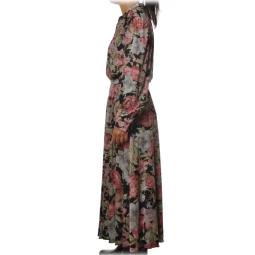 Aniye By - Long Dress in Floral Pattern - Multicolor - Dress - Made in Italy - Luxury Exclusive Collection - Avvenice^ Dresses