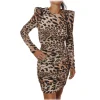 Aniye By - Spotted Sheath Dress - Black/Beige - Dress - Made in Italy - Luxury Exclusive Collection - Avvenice
