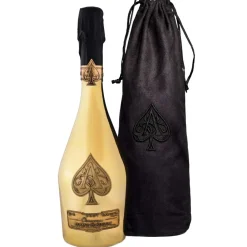 Armand de Brignac Champagne - Brut Gold - Velvet Bag - Pinot Noir - Luxury Limited Edition - 750 ml - Avvenice^ Wines