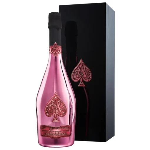 Armand de Brignac Champagne - Rosé - Wooden Box - Pinot Noir - Luxury Limited Edition - 750 ml - Avvenice