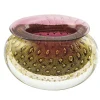 Ars Cenedese Murano - Bollinato Bown 24k Gold - Ruby - Handcrafted Venetian Vase Handmade by Venetian Glassmasters - Luxury - Avvenice^ Home Accessories