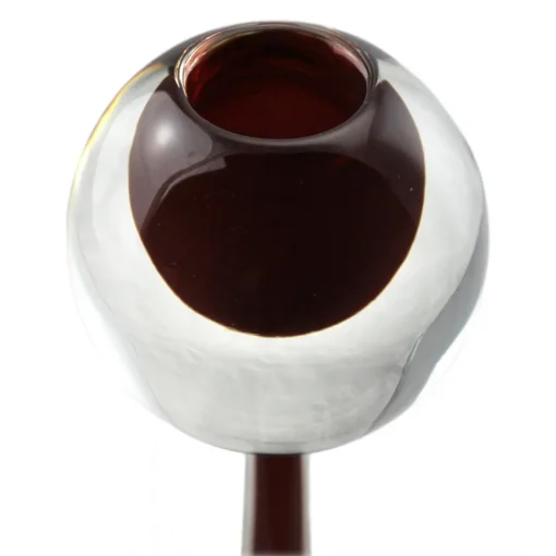 Ars Cenedese Murano - Sommerso Candlestick - Monocolor Red - Candlesticks Handmade by Venetian Glassmasters - Luxury - Avvenice^ Home Accessories
