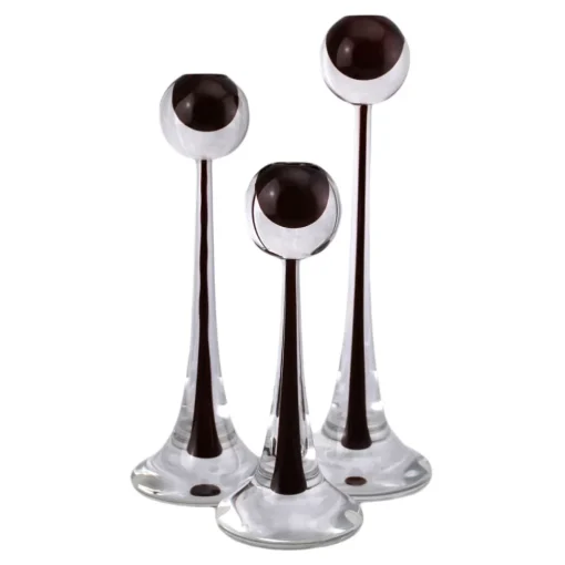 Ars Cenedese Murano - Sommerso Candlestick - Monocolor Red - Candlesticks Handmade by Venetian Glassmasters - Luxury - Avvenice^ Home Accessories