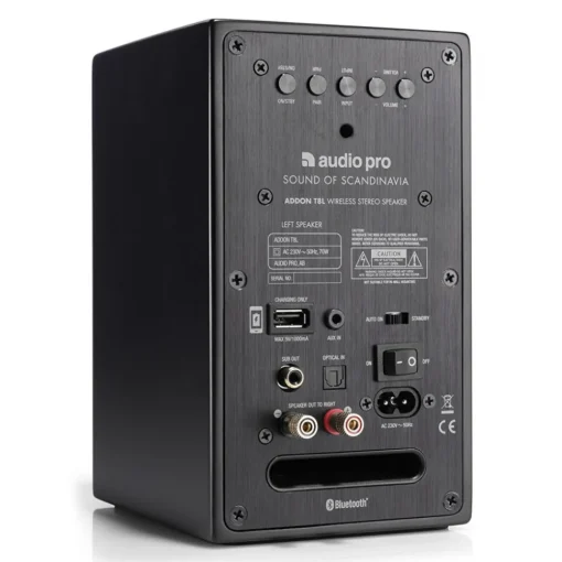 Audio Pro - Addon T8L - Black - High Quality Speaker - Powered Wireless Mini Speaker - HiFi - USB, Stereo, Bluetooth, Wireless - Avvenice^ Audio