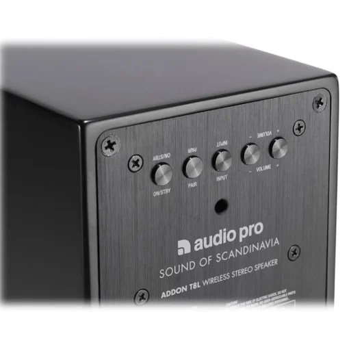 Audio Pro - Addon T8L - Black - High Quality Speaker - Powered Wireless Mini Speaker - HiFi - USB, Stereo, Bluetooth, Wireless - Avvenice^ Audio