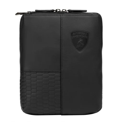 Automobili Lamborghini - Bodybag - Black - Made in Italy - Luxury Exclusive Collection - Avvenice^ Bags