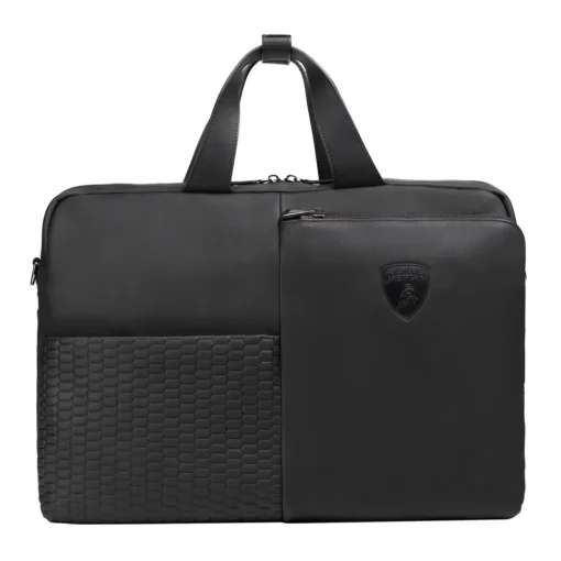 Automobili Lamborghini - Briefcase - Black - Made in Italy - Luxury Exclusive Collection - Avvenice^ Bags