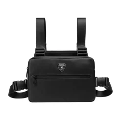 Automobili Lamborghini - Bodybag - Black - Made in Italy - Luxury Exclusive Collection - Avvenice^ Bags