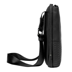 Automobili Lamborghini - Bodybag - Black - Made in Italy - Luxury Exclusive Collection - Avvenice^ Bags
