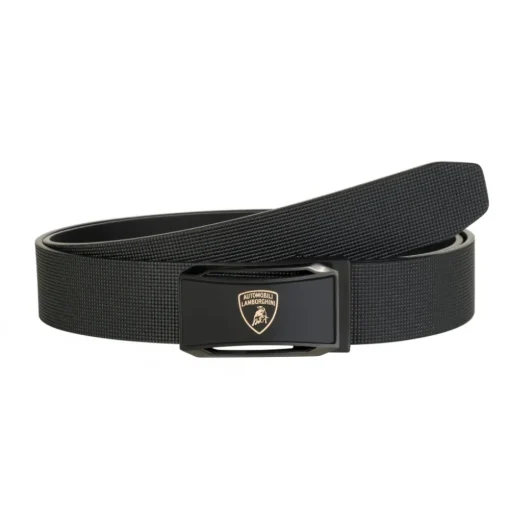 Automobili Lamborghini - Belt - Black and Dark Brown - Made in Italy - Luxury Exclusive Collection - Avvenice^ Belts