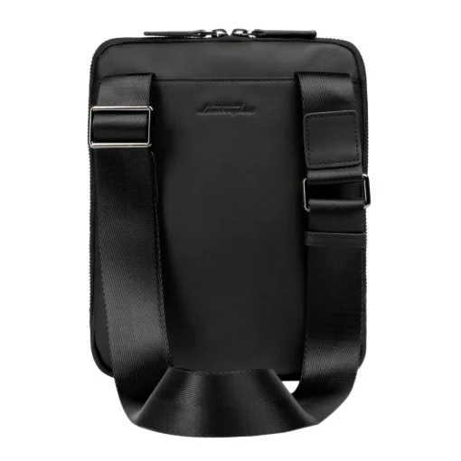Automobili Lamborghini - Bodybag - Black - Made in Italy - Luxury Exclusive Collection - Avvenice^ Bags