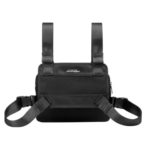 Automobili Lamborghini - Bodybag - Black - Made in Italy - Luxury Exclusive Collection - Avvenice^ Bags