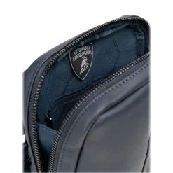 Automobili Lamborghini - Bodybag - Blue - Made in Italy - Luxury Exclusive Collection - Avvenice^ Bags