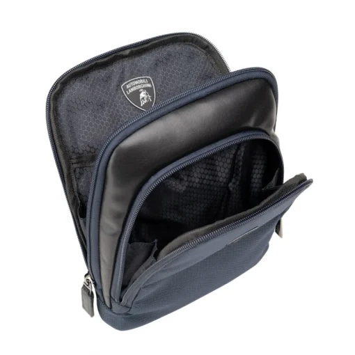 Automobili Lamborghini - Bodybag - Blue - Made in Italy - Luxury Exclusive Collection - Avvenice^ Bags