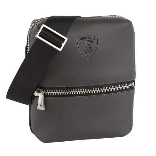 Automobili Lamborghini - Small Bodybag - Grey - Made in Italy - Luxury Exclusive Collection - Avvenice^ Bags