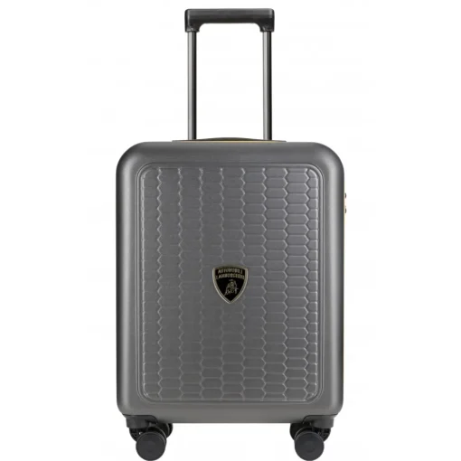 Automobili Lamborghini - Trolley - Grey - Made in Italy - Luxury Exclusive Collection - Avvenice^ Luggage