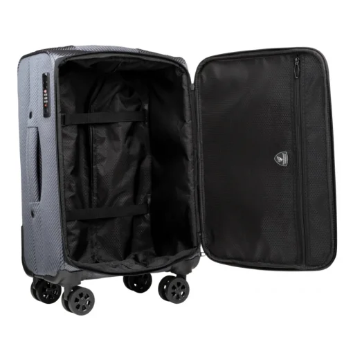 Automobili Lamborghini - Trolley - Black - Made in Italy - Luxury Exclusive Collection - Avvenice^ Luggage