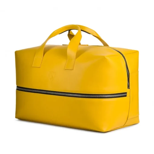 Automobili Lamborghini - Travel Bag - Yellow - Made in Italy - Luxury Exclusive Collection - Avvenice^ Luggage | Bags