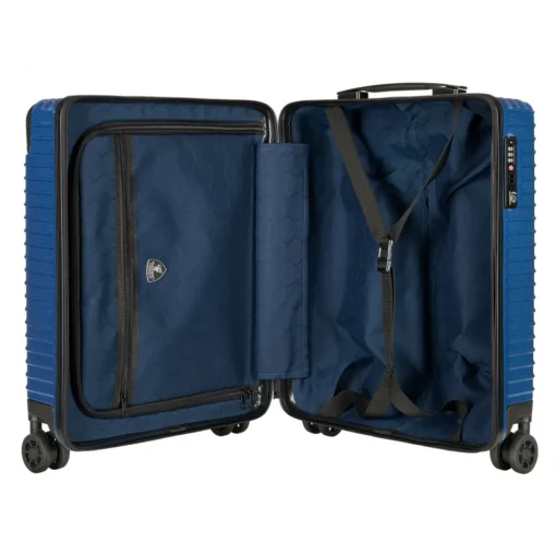 Automobili Lamborghini - Trolley - Blue - Made in Italy - Luxury Exclusive Collection - Avvenice^ Luggage